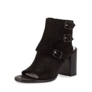 Rag & Bone Suede Open Toed Bootie